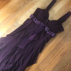 BETSY & ADAM PURPLE BOW DETAIL SUNDRESS🔮